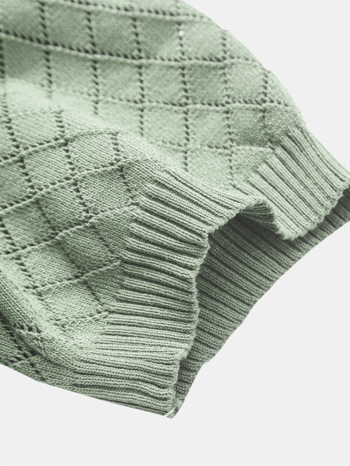 Diamond Open Knit T-Shirt